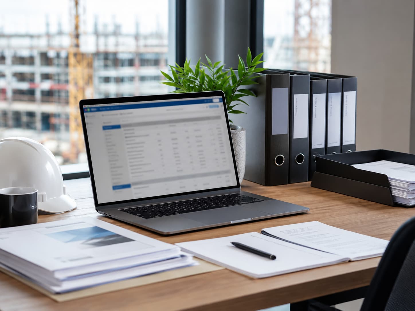 Project documents and digital register representing SF Engineering document control and administration support.