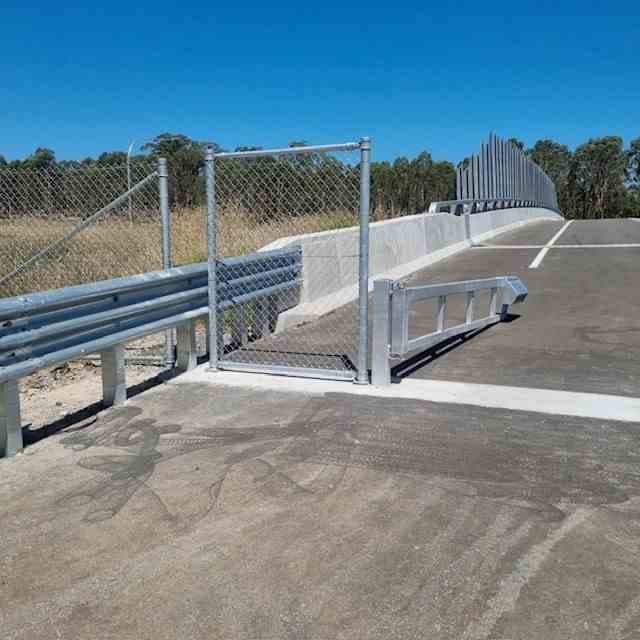 Bridge and access area in the M12 Central civil infrastructure environment, used to illustrate asset handover, access coordination and completion-readiness context.